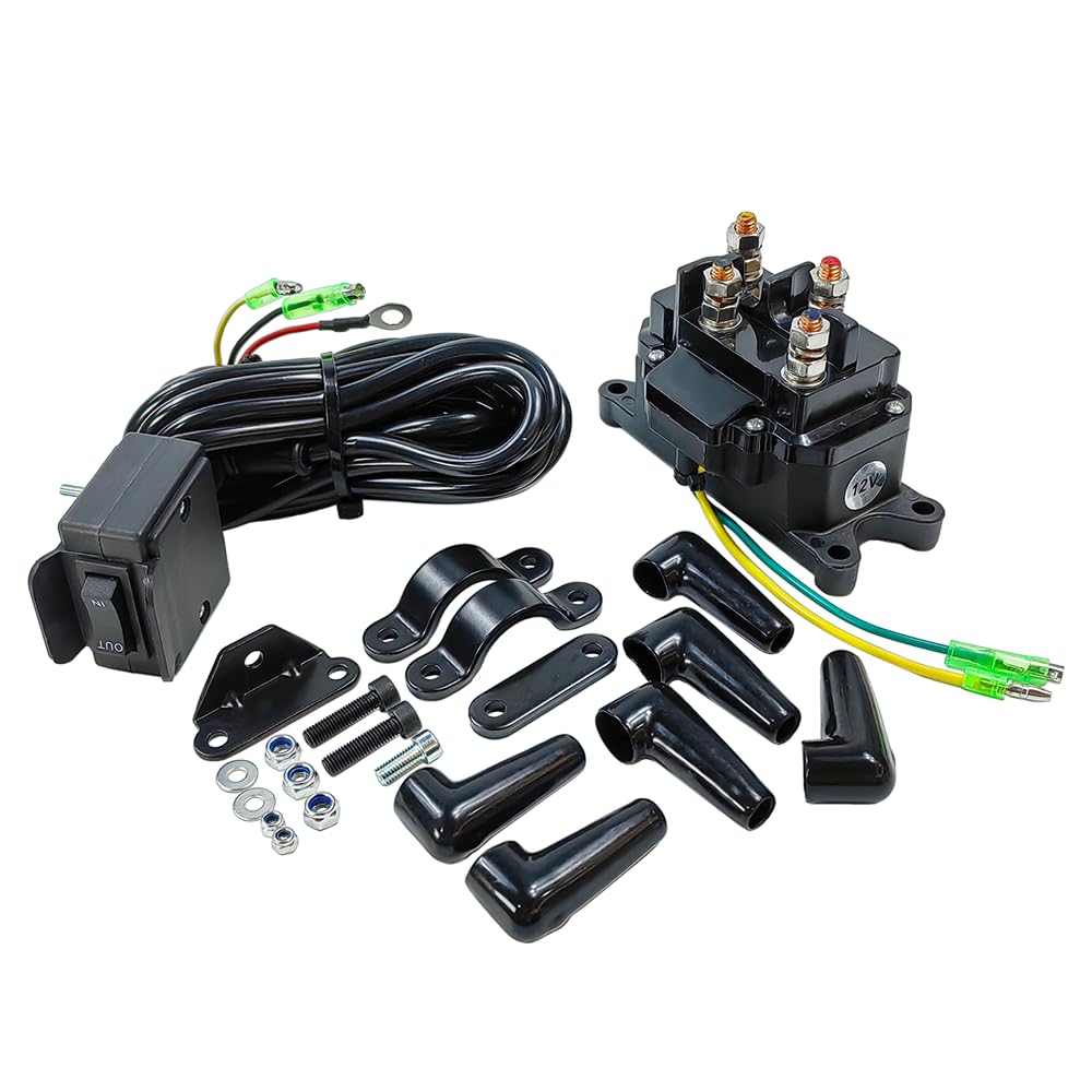 LLNSEAUTO front view of solenoid and switch showing control kit benefits