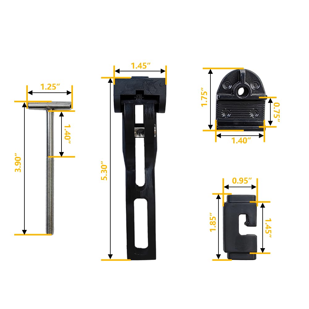 LLNSEAUTO T-bar detail highlighting aluminum strength for firm rail fastening