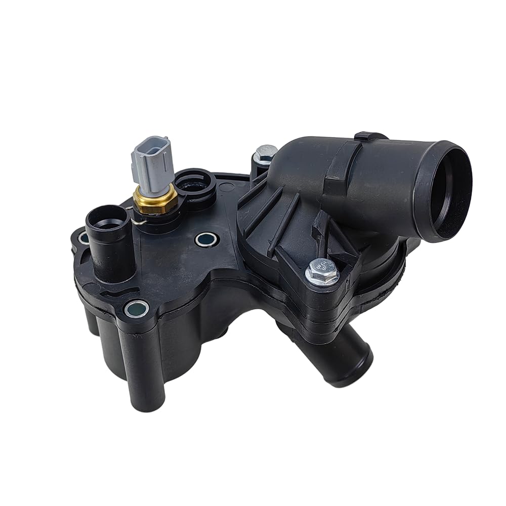 LLNSEAUTO front view of thermostat housing showing direct-fit design and reliable seal