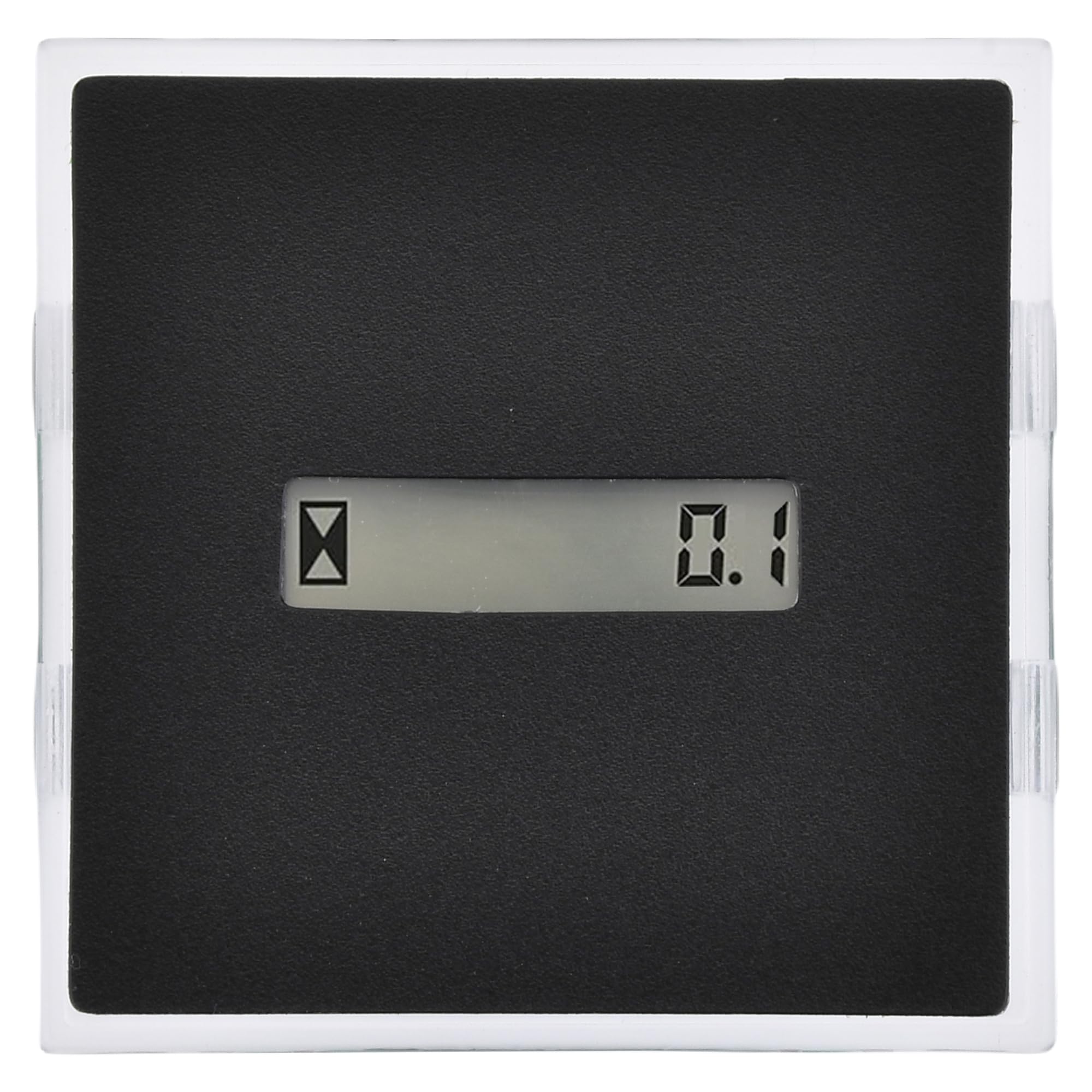 LLYZFED hour meter front panel showing clear LCD and simple layout for easy readings