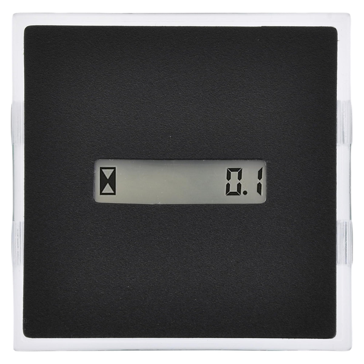 LLYZFED hour meter front panel showing clear LCD and simple layout for easy readings