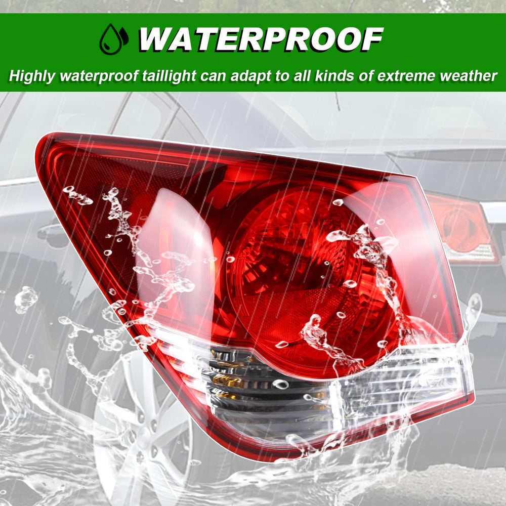 Lochnchn tail light beside ruler showing accurate OEM sizing and fit
