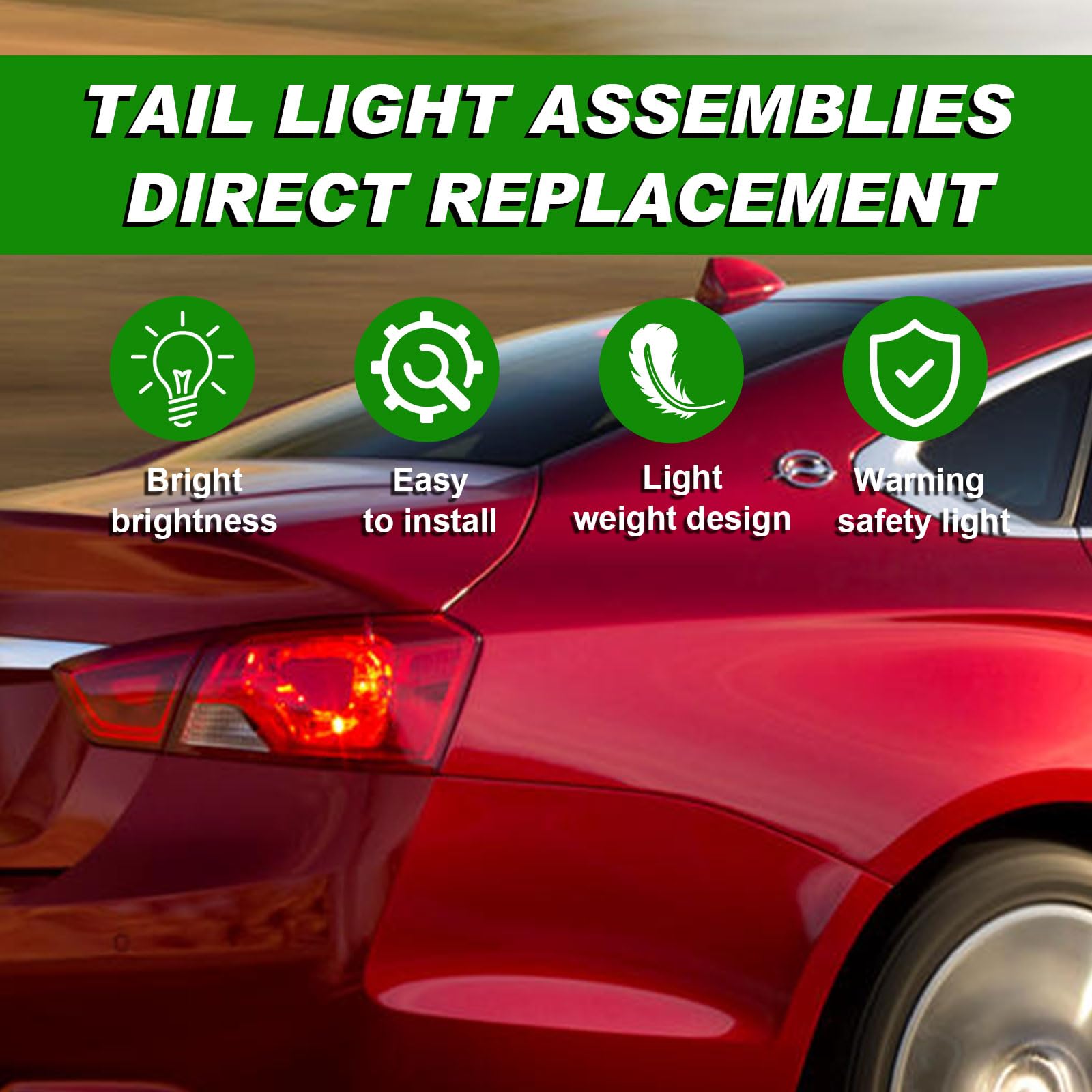 Lochnchn tail light next to ruler showing scale and accurate dimensions