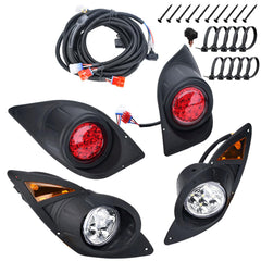 Lochnchn front headlight assembly showing durable ABS housing and bright output