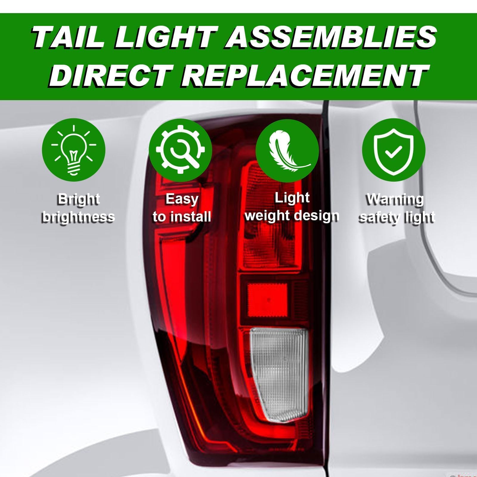 Lochnchn packaged tail light with label showing ready-to-install condition