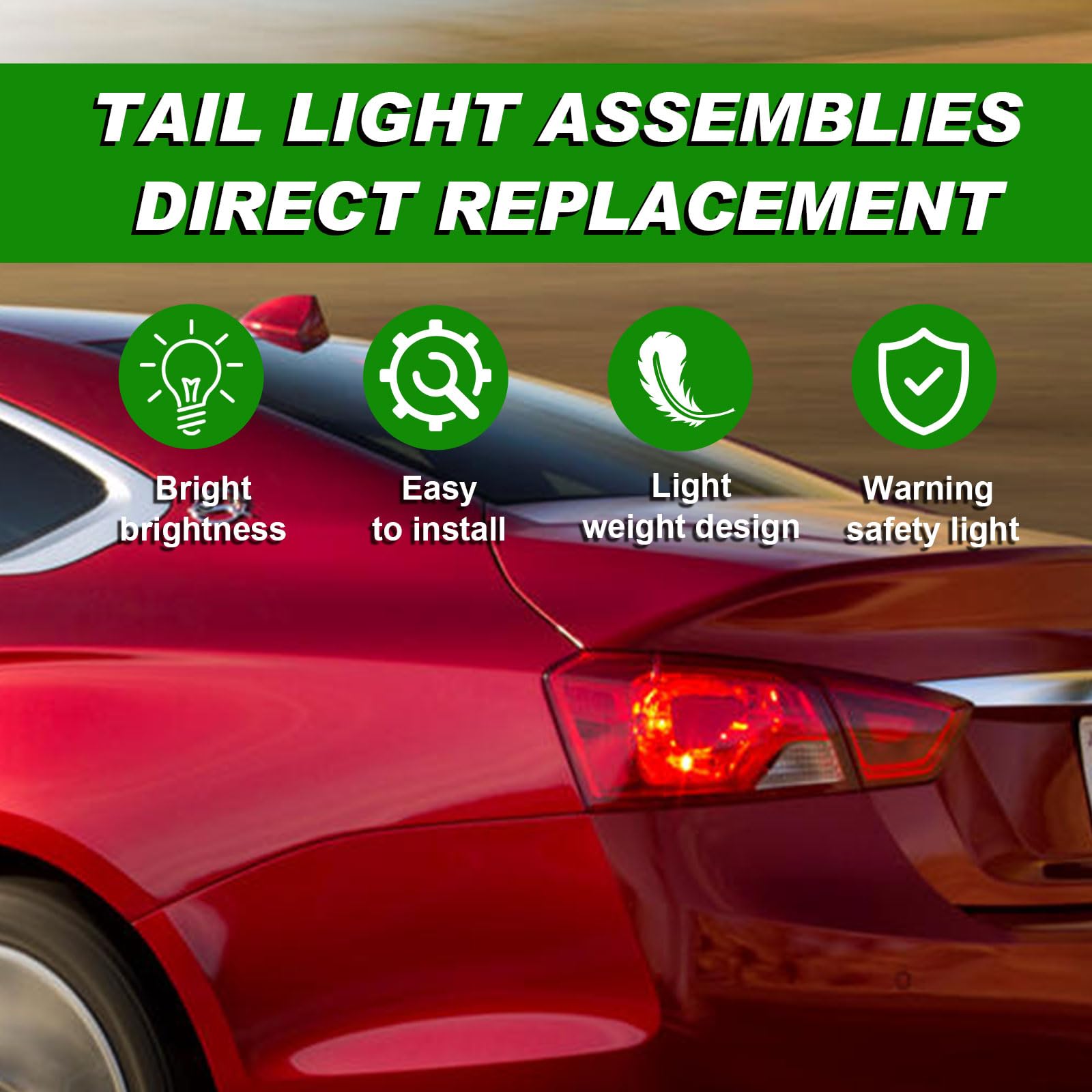 Lochnchn tail light next to ruler illustrating dimensions for accurate fit verification