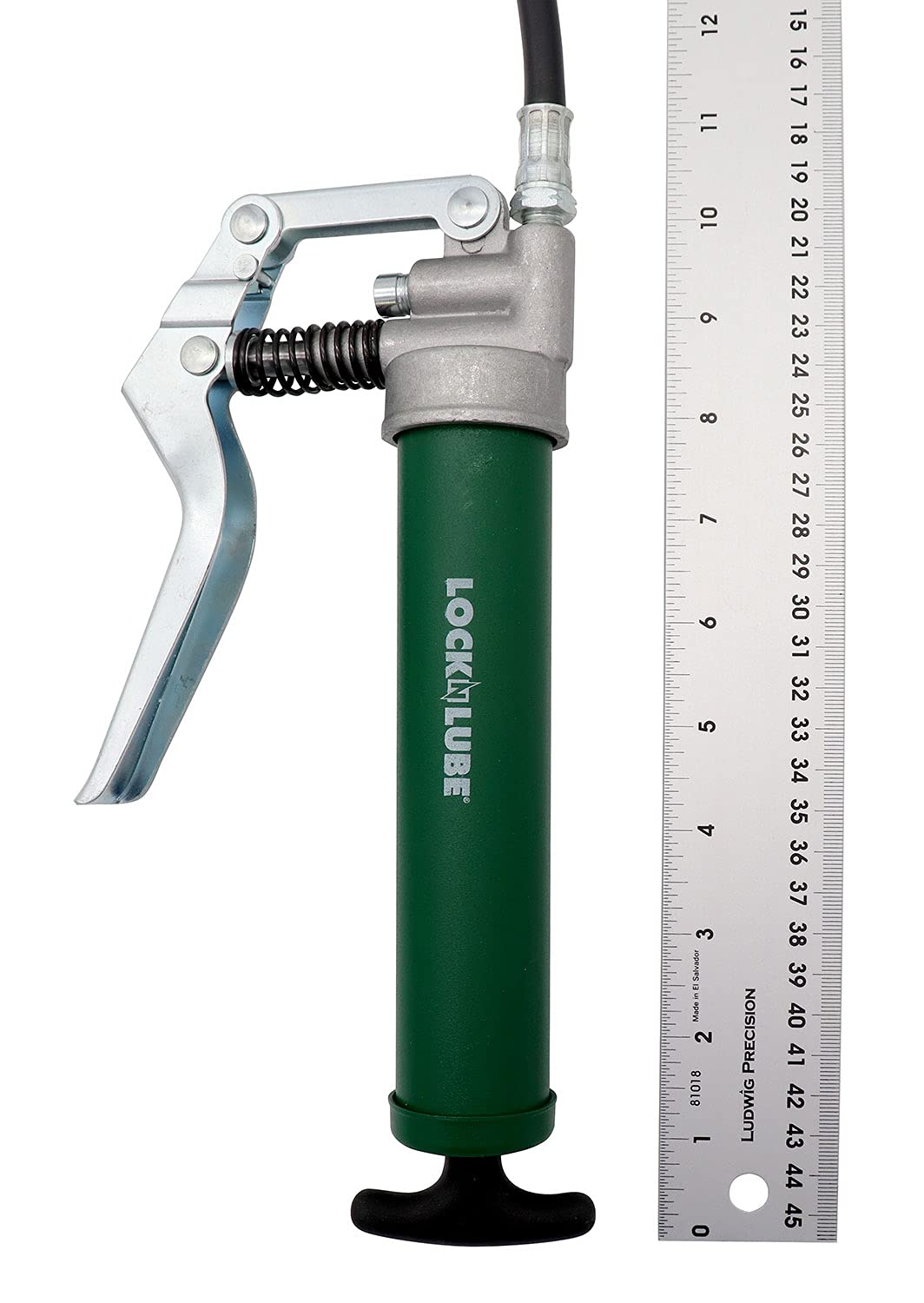 LockNLube mini grease gun kit stored in toolbox for convenient transport