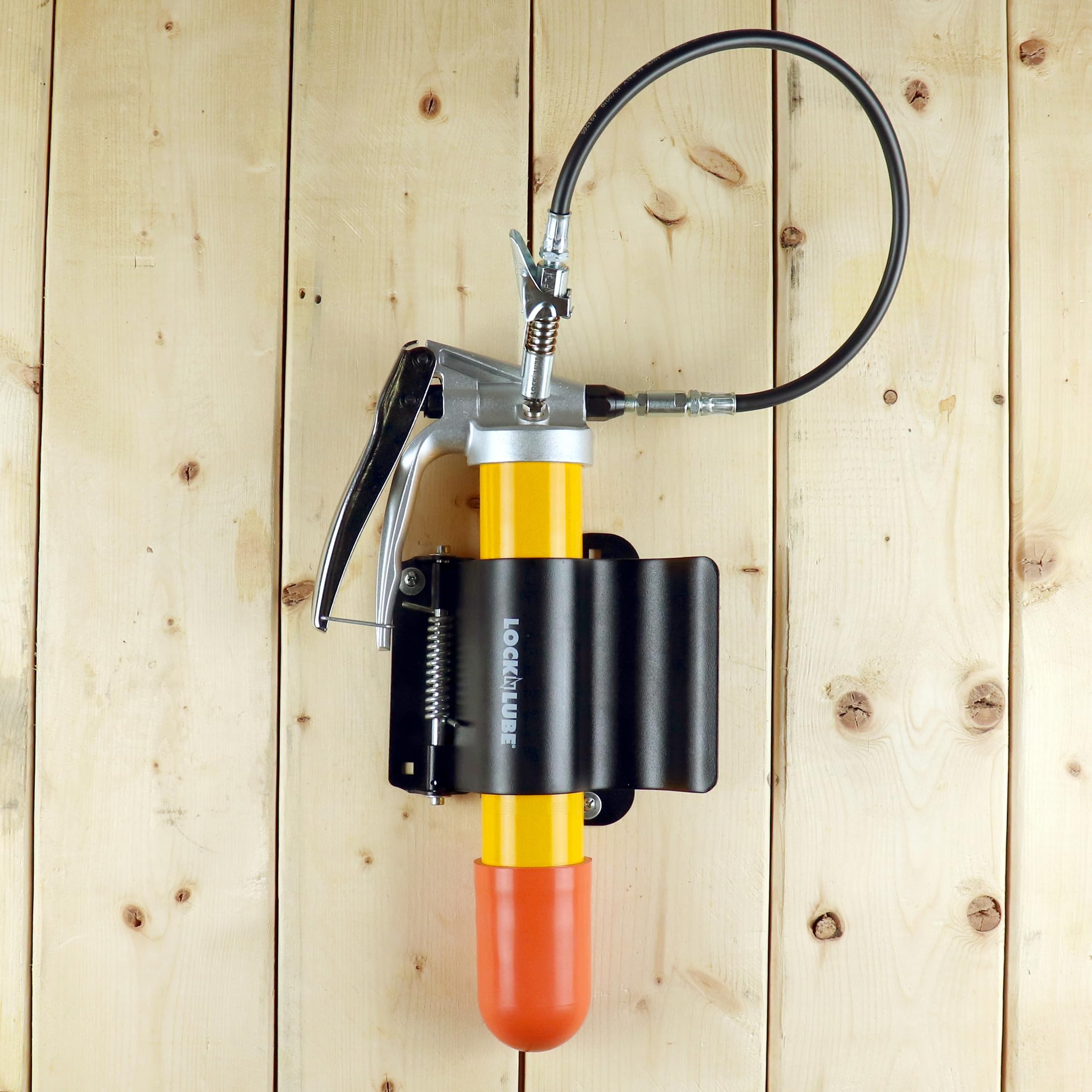 LockNLube spring detail close-up demonstrating heavy-duty retention benefit