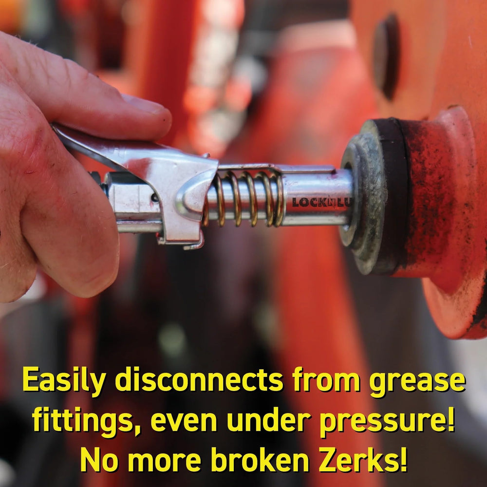 LockNLube rebuildable internals open to show replaceable parts advantage