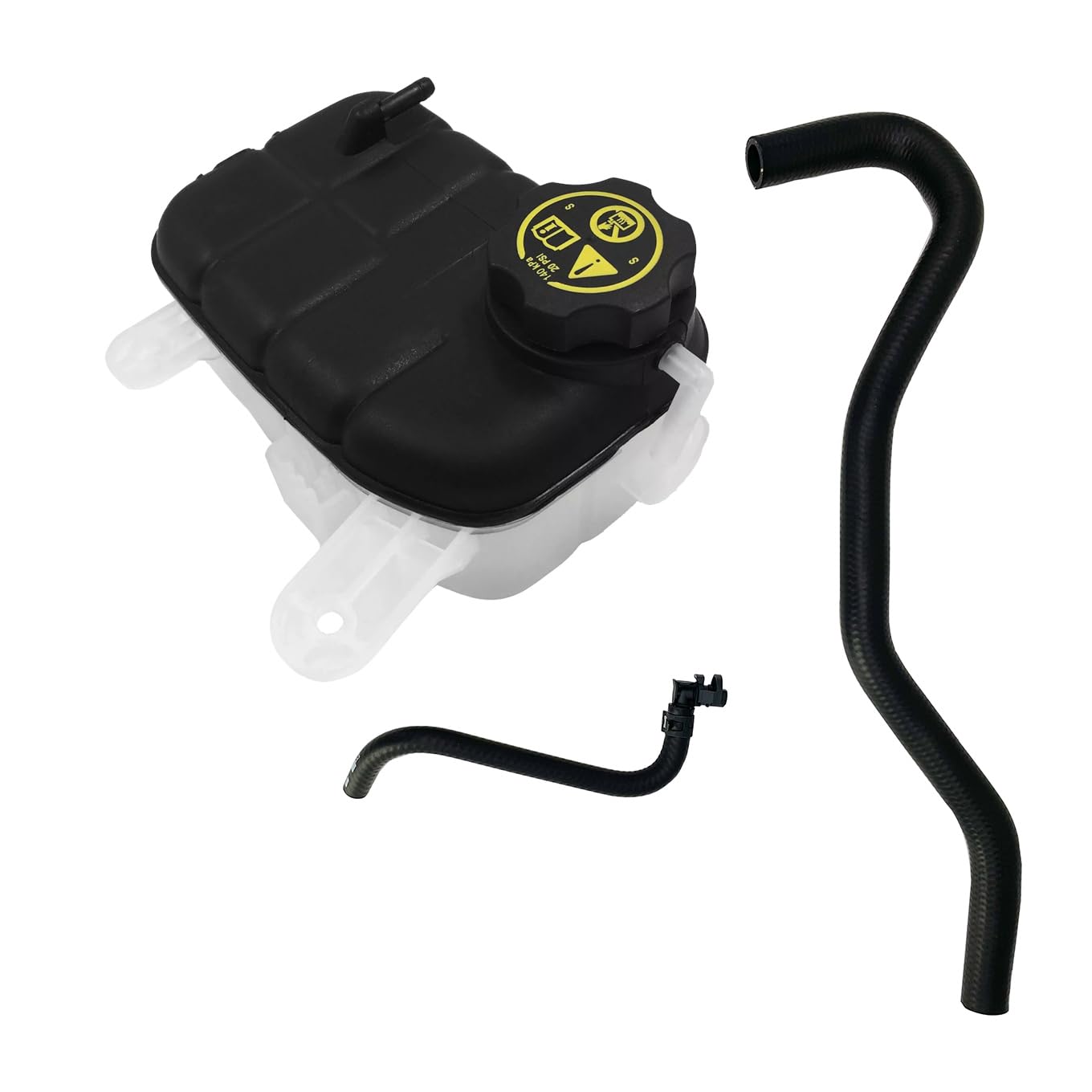 LOCOZI front view reservoir tank showing fit and mounting advantage