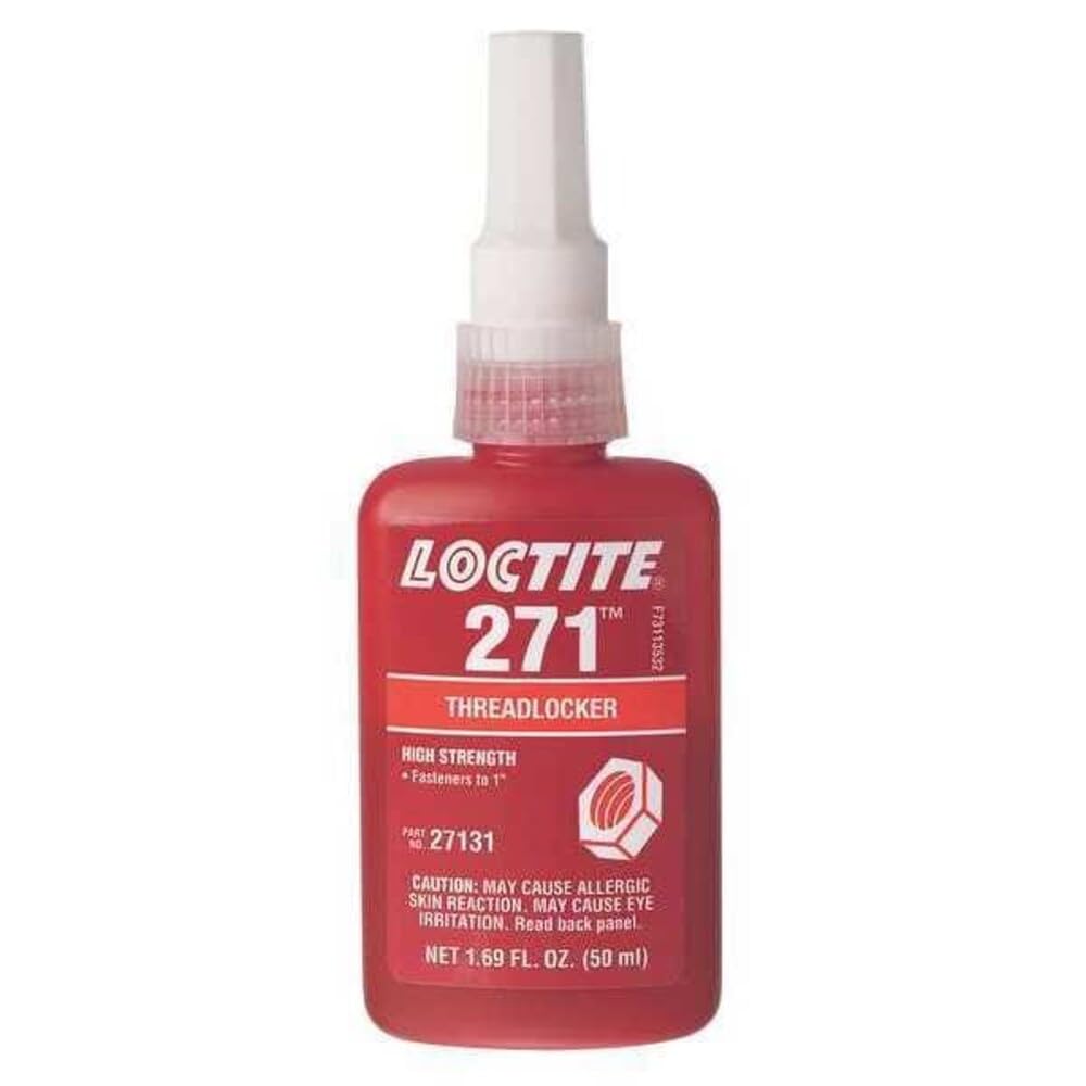 Loctite 271 bottle front label showing 250 mL capacity and high-strength benefit