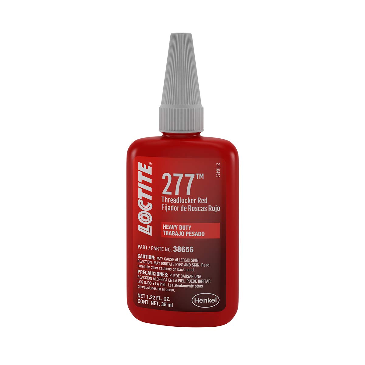 Loctite bottle front view showing product and secure hold benefit