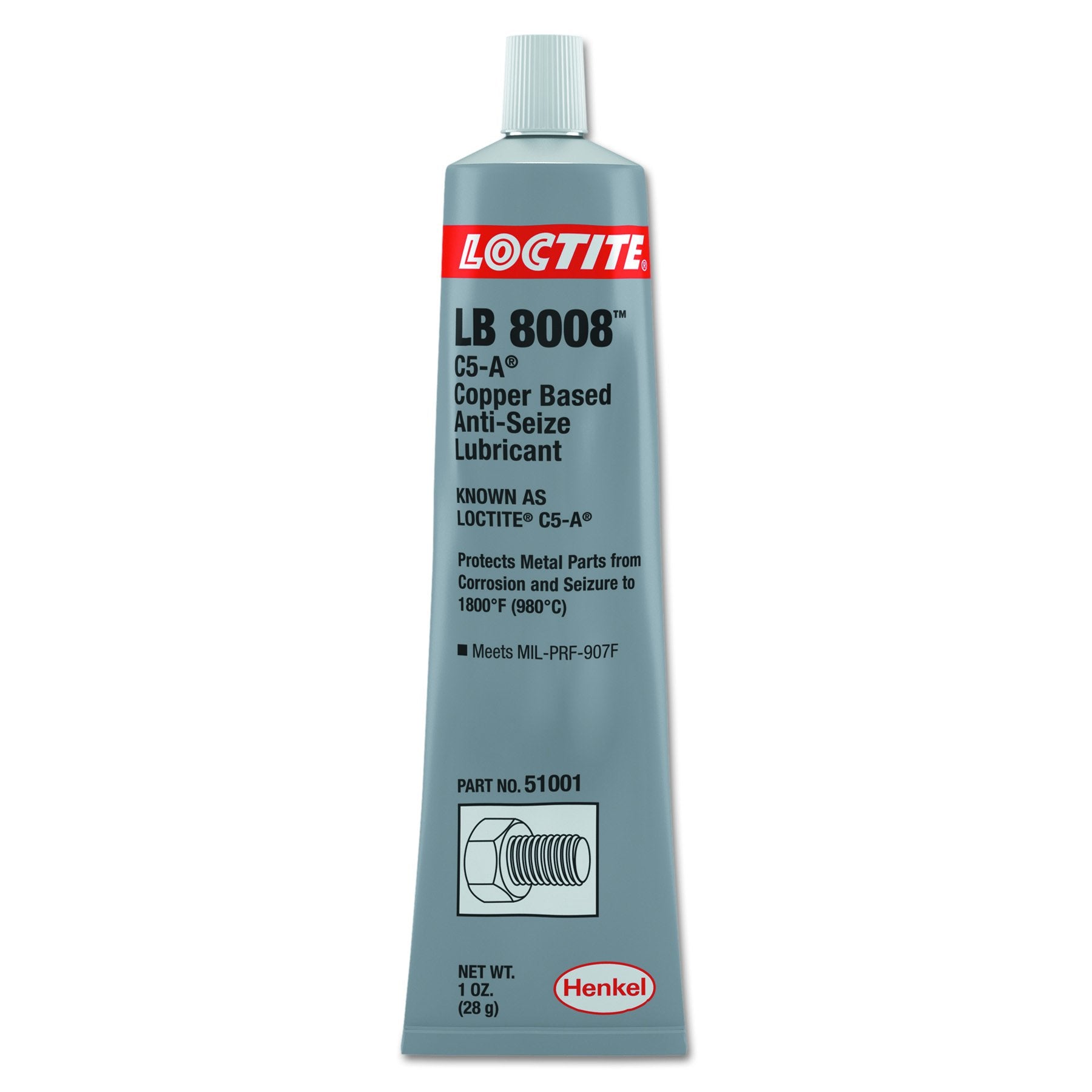 DIOSA Loctite 51001 front packaging showing 1 oz tube and easy dispensing