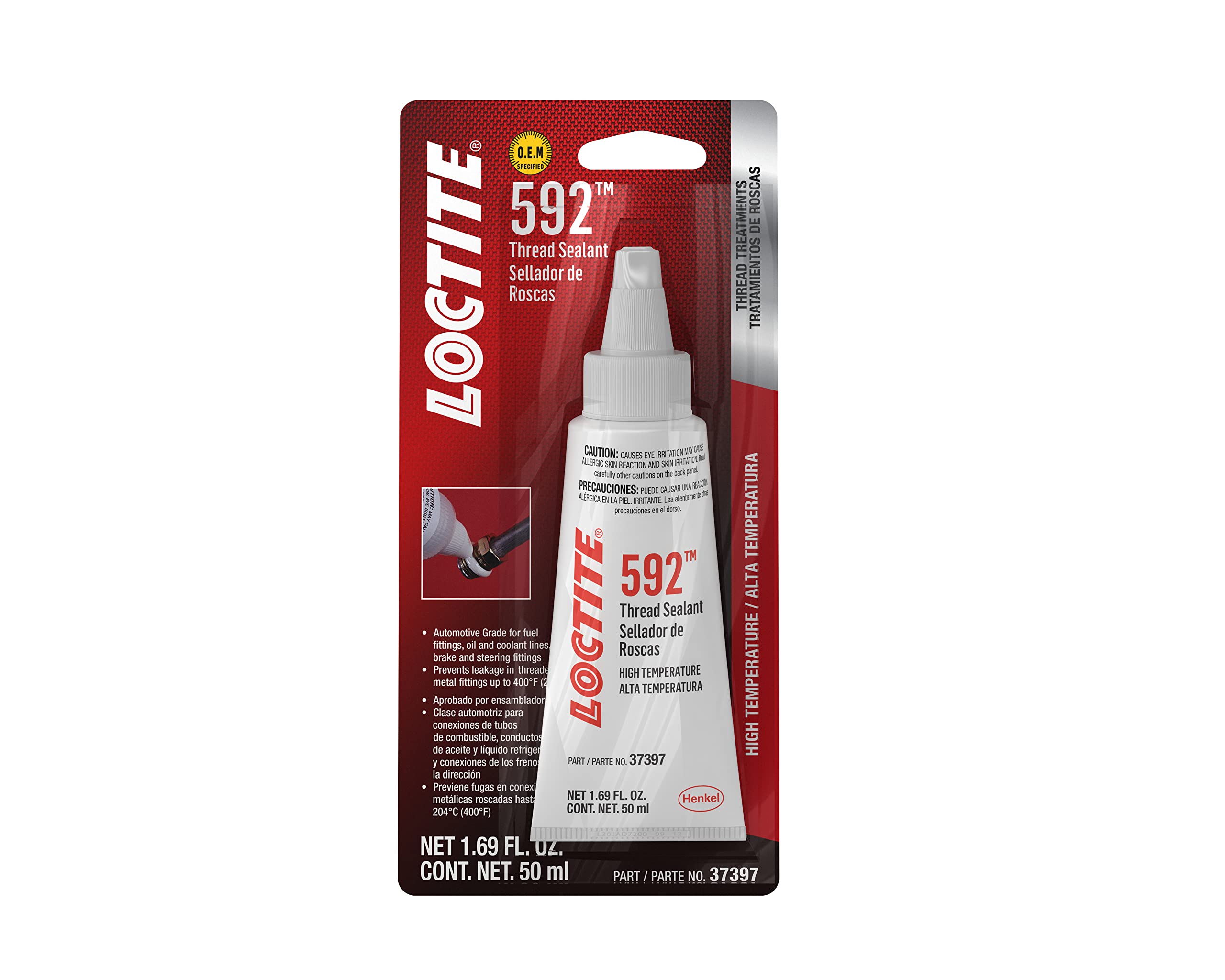 Loctite 592 front tube showing label and 50 ml size for clear identification and correct product selection