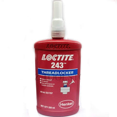 Loctite front label showing product ensures secure fasteners