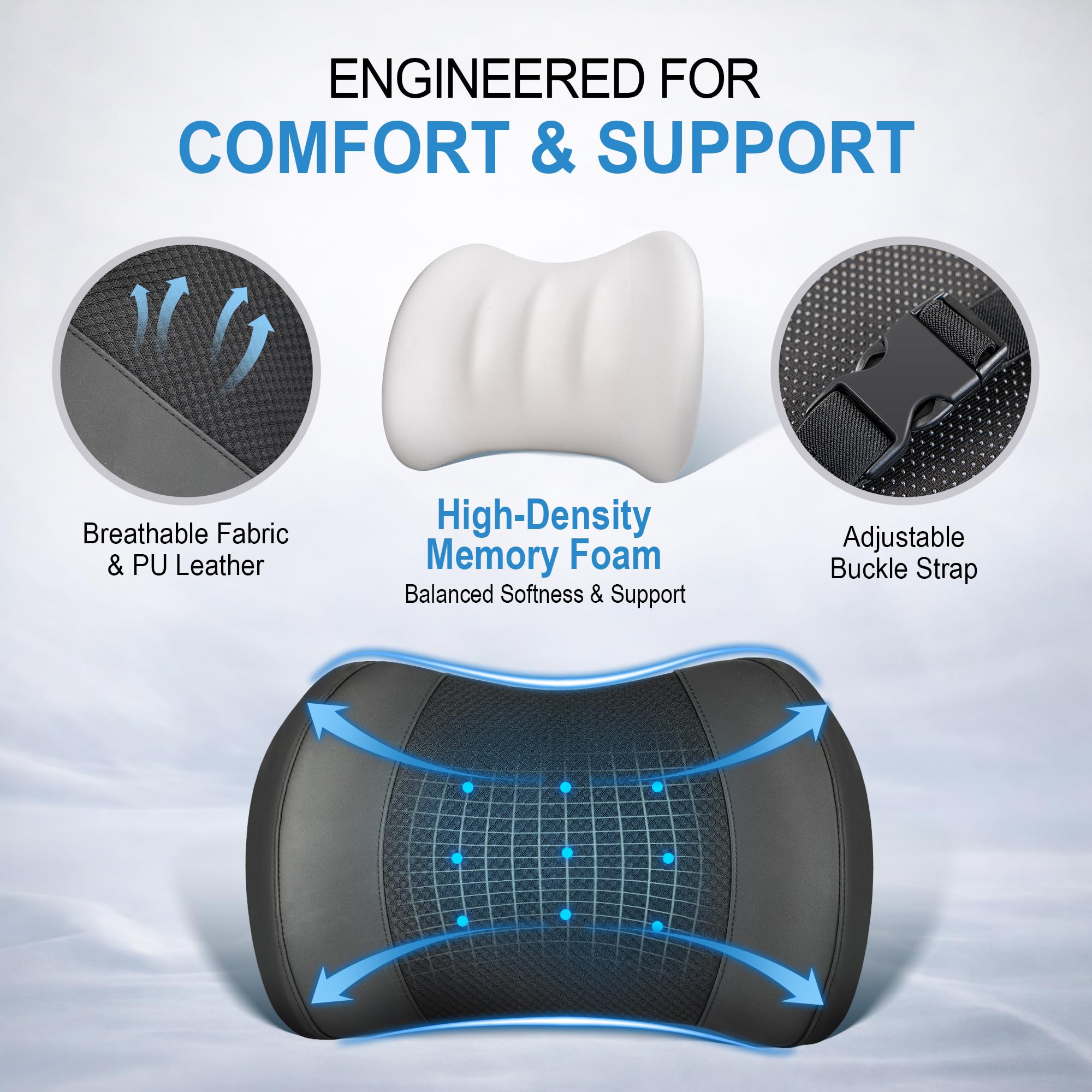 Lofty Aim breathable mesh back improving airflow and cooling comfort