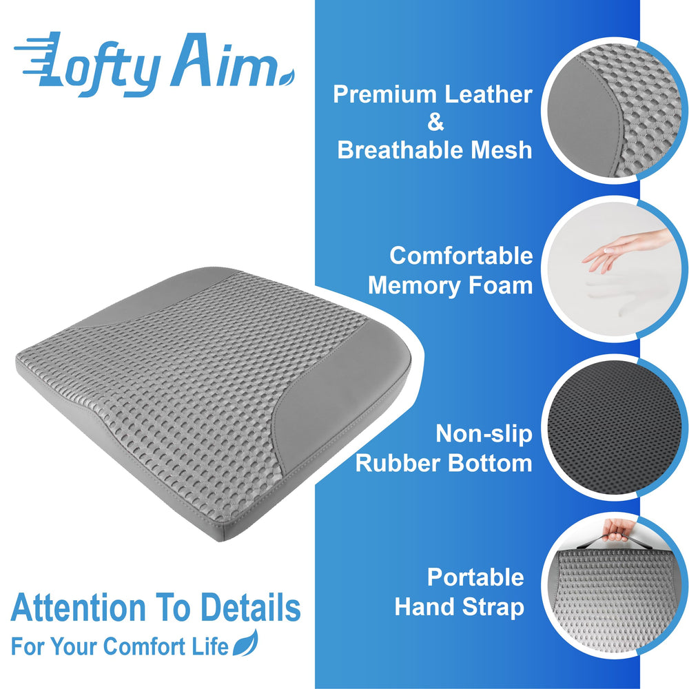 Lofty Aim driver using cushion delivering improved posture and comfort