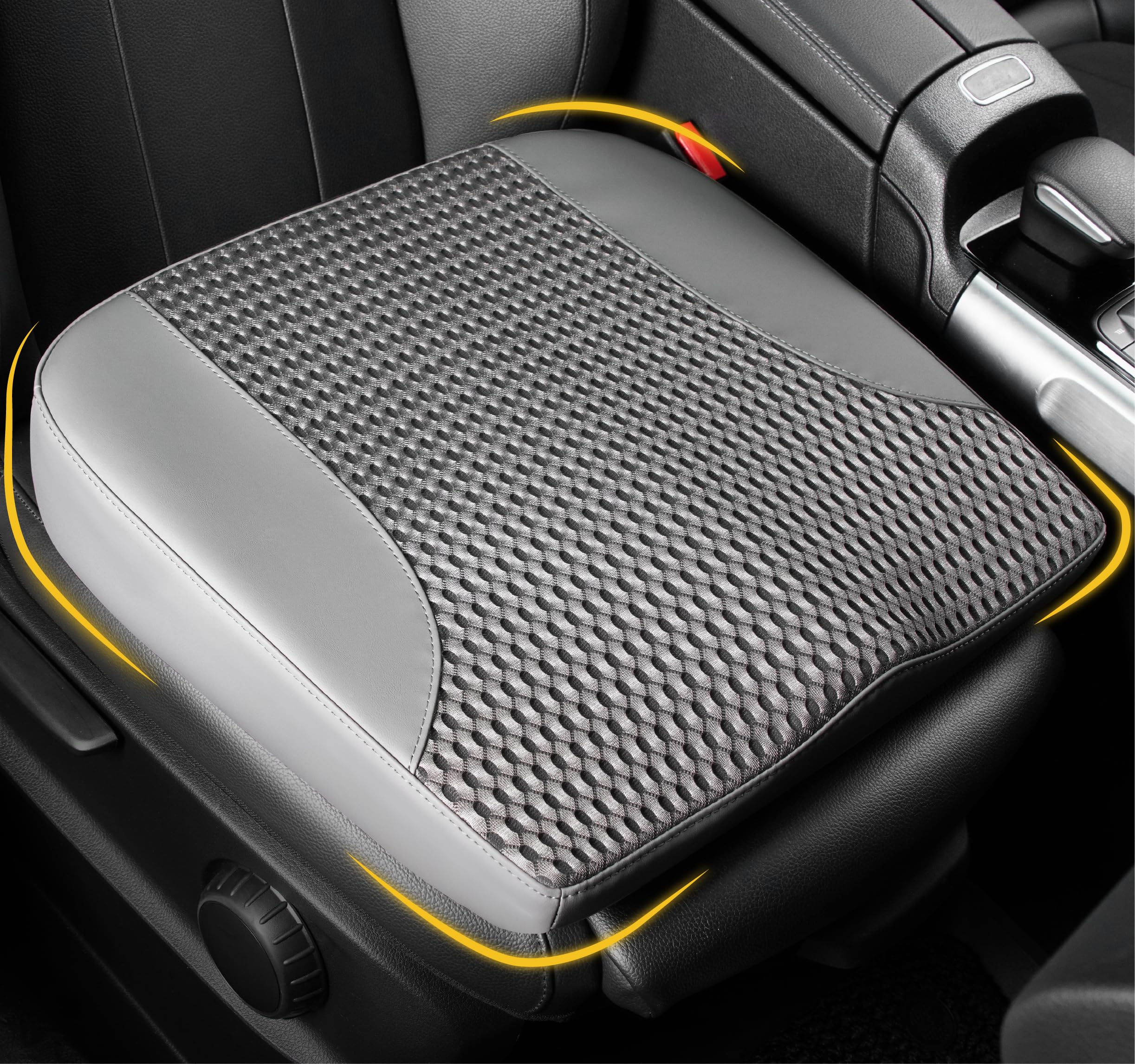 Lofty Aim front view cushion showing shape and ergonomic support
