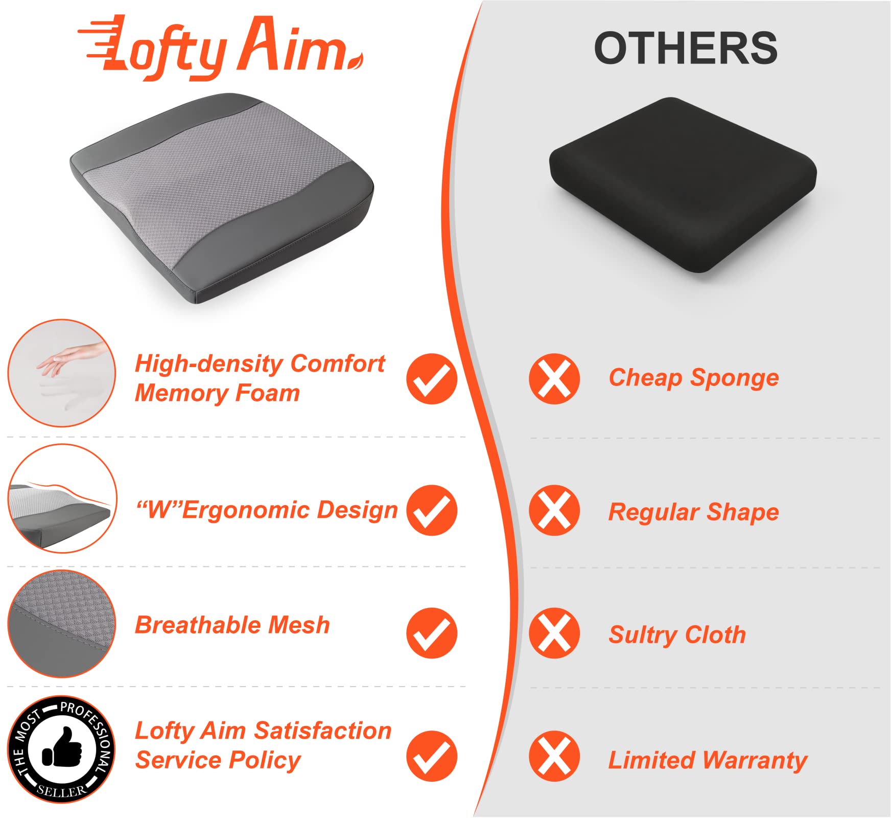 Lofty Aim lifestyle image on a road trip for long-drive comfort