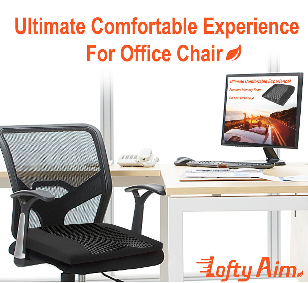 Lofty Aim non-slip base detail keeping cushion firmly positioned for safety