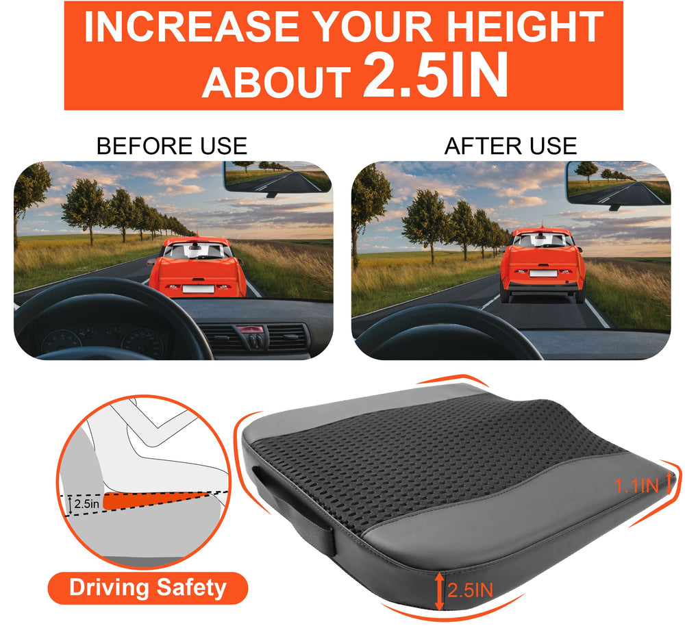 Lofty Aim side profile showing 2.5 inch height boost for improved visibility