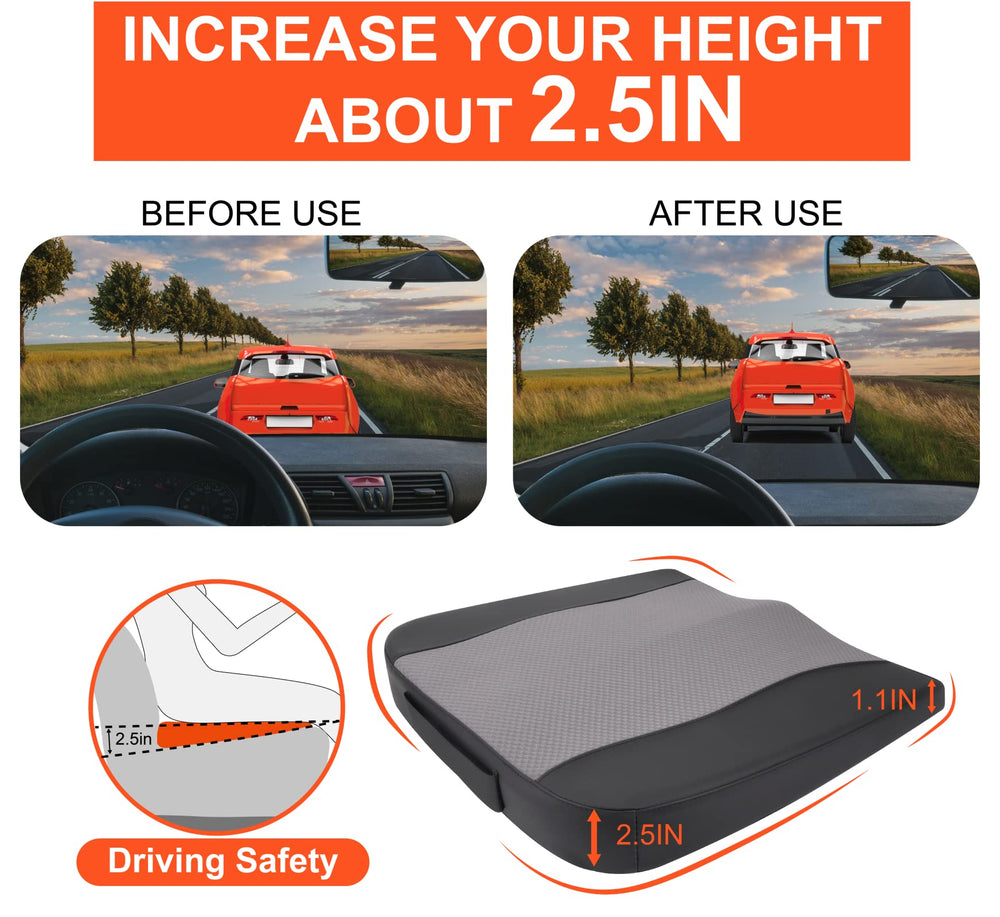 Lofty Aim side profile showing 2.5 inch height boost for better road visibility