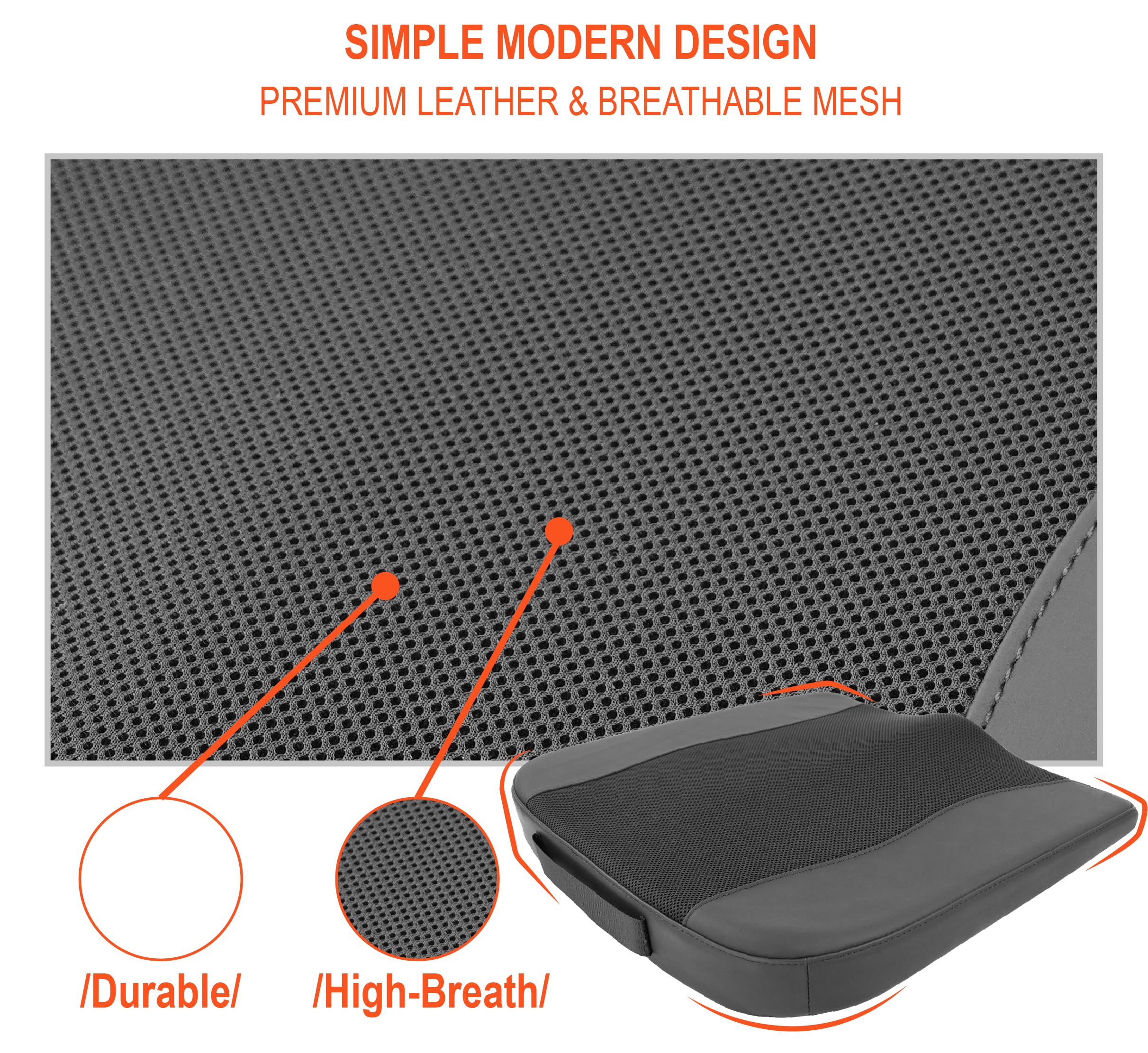 Lofty Aim beside ruler showing 2.5-inch height increase for clearer sightlines