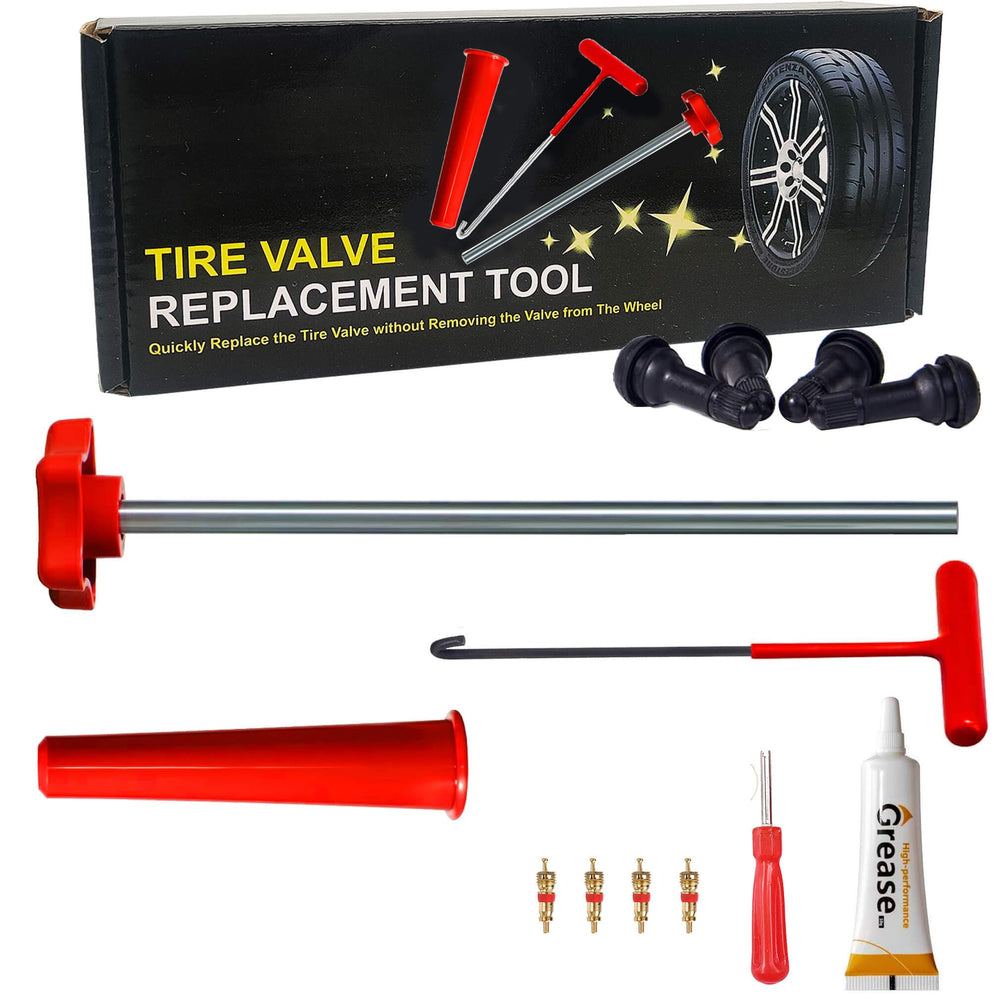 LOGOL front packaging of 51025 kit showing contents and benefit of quick valve replacement