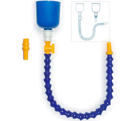 LOGOL front view assembled funnel showing full length and connector benefits