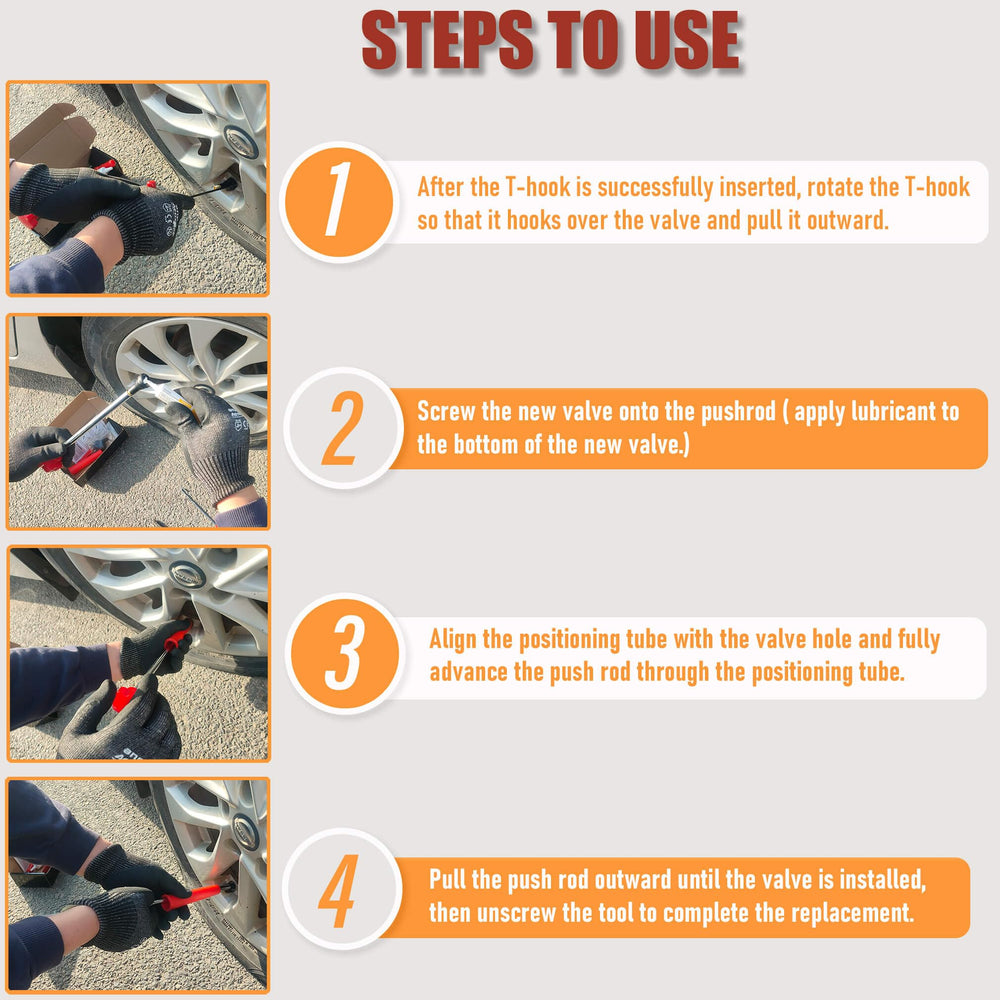 LOGOL kit used in a roadside tire repair scenario showcasing time-saving advantage