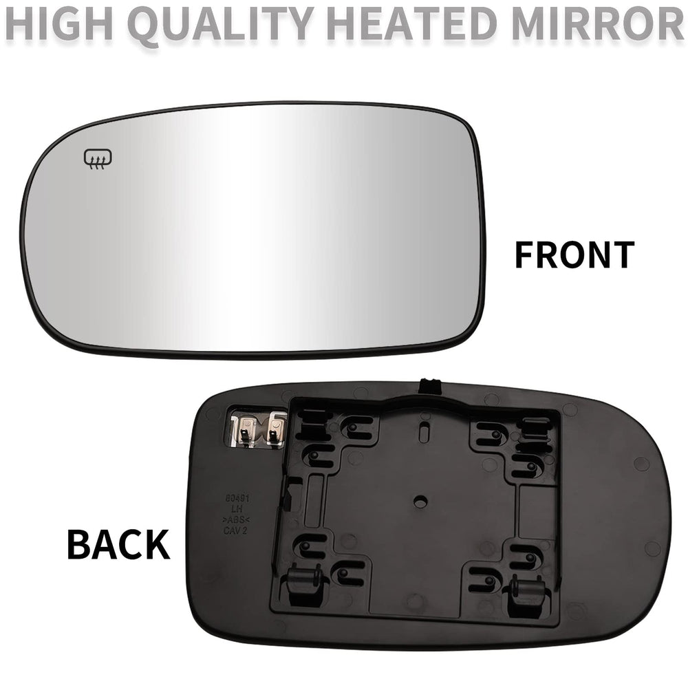 LOIYLLEN mirror backplate with heating element visible for defrost benefit