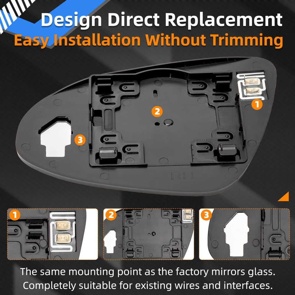 LOIYLLEN visible heating element detail demonstrating fast defogging benefit