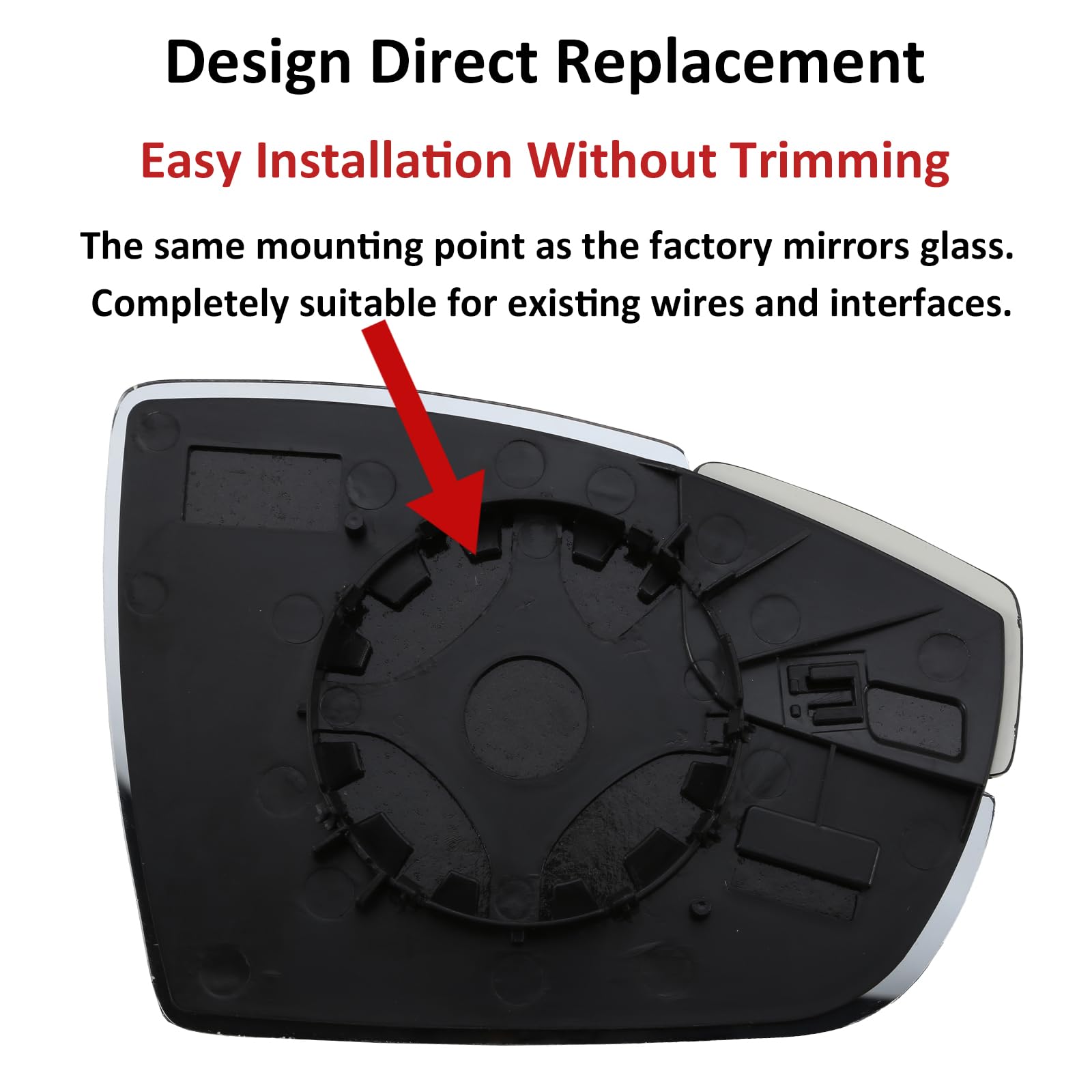 LOIYLLEN installed on Ford Focus left door demonstrating correct fit and alignment