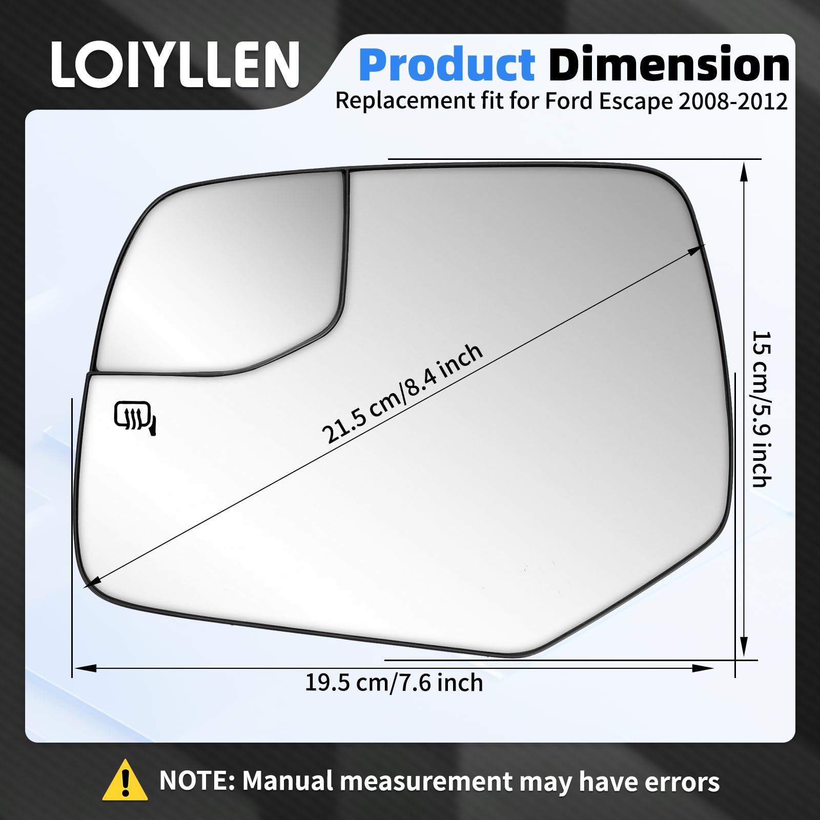 LOIYLLEN product packaging with instruction sheet ensuring straightforward installation