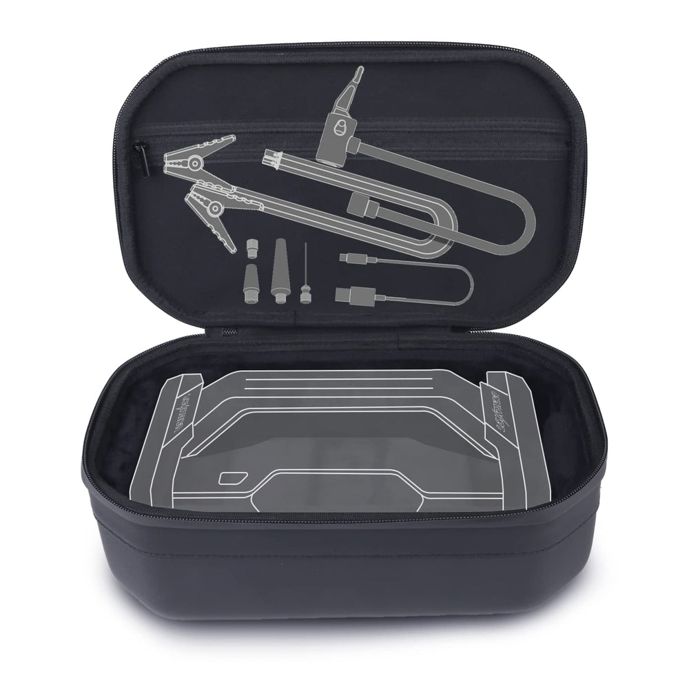 LOKITHOR case001 interior compartments organized for jump starter and accessories benefit organization
