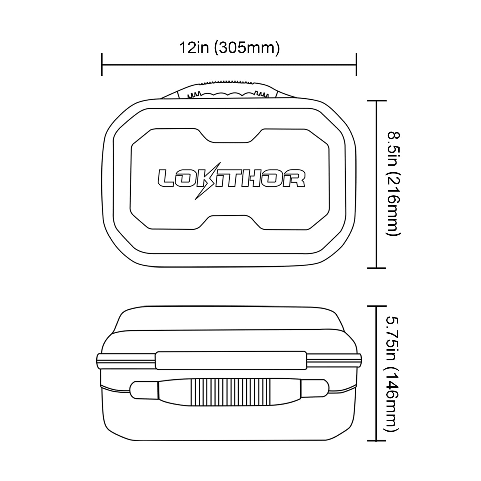 LOKITHOR case001 placed in a car trunk showing compact storage and travel convenience benefit readiness