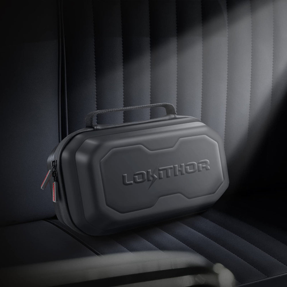 LOKITHOR CASE003 held in hand to illustrate compact scale and portability