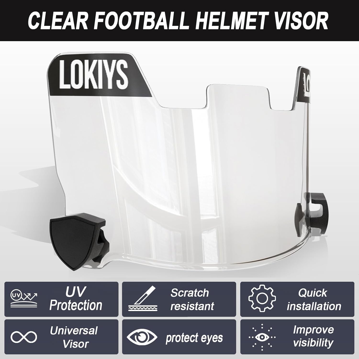LOKIYS clip and mounting detail demonstrating tool-free quick installation benefit