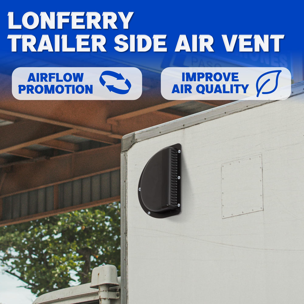 Lonffery vent close-up grill texture highlighting durable plastic benefit