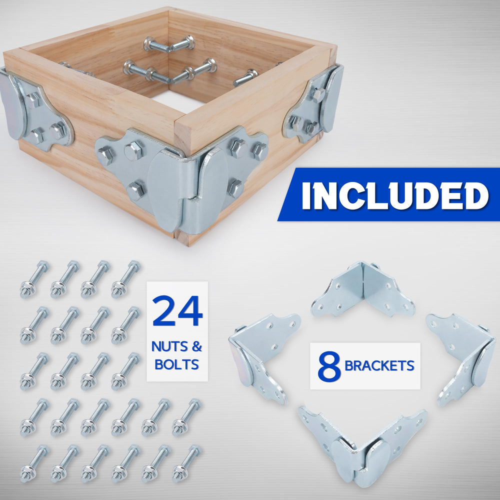 Lonffery complete kit laid out with nuts and bolts for convenient assembly