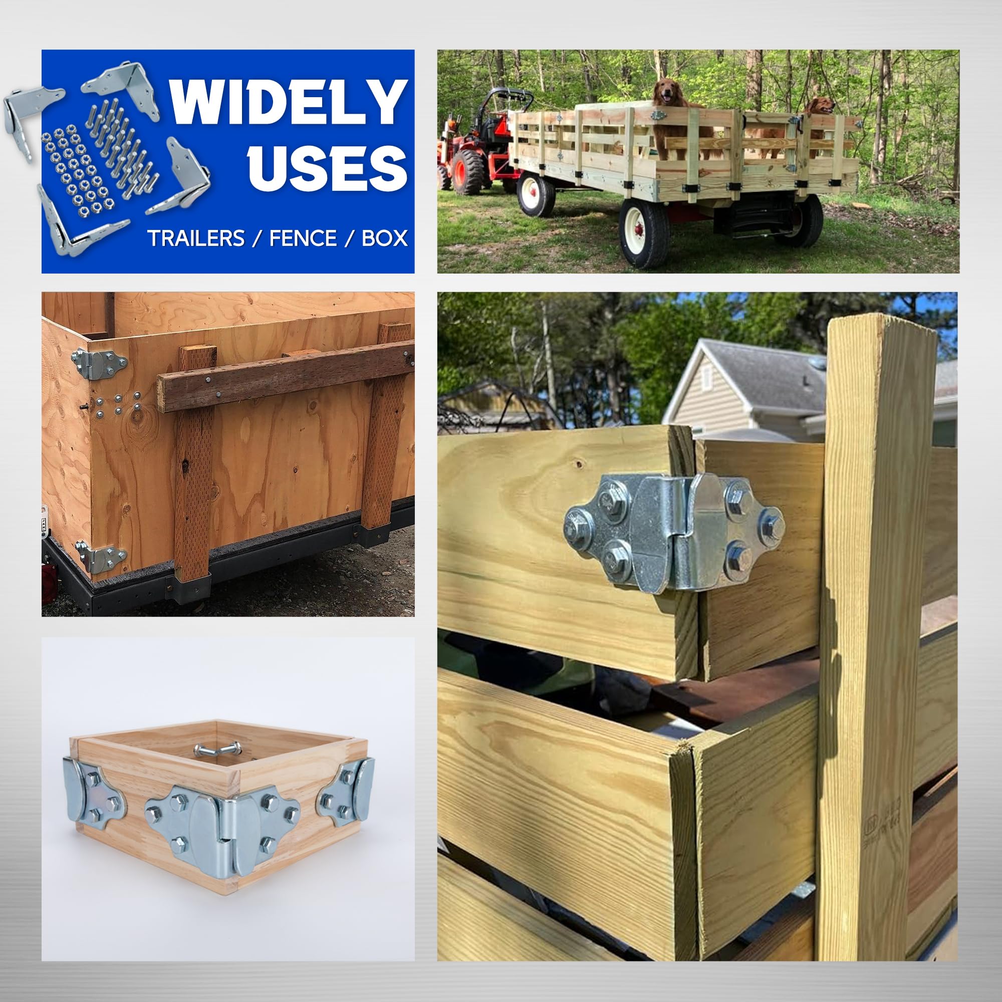 Lonffery installed at trailer corner demonstrating added panel stability