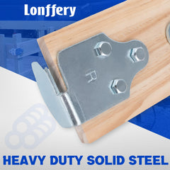 Lonffery galvanized finish close-up resisting rust for long life