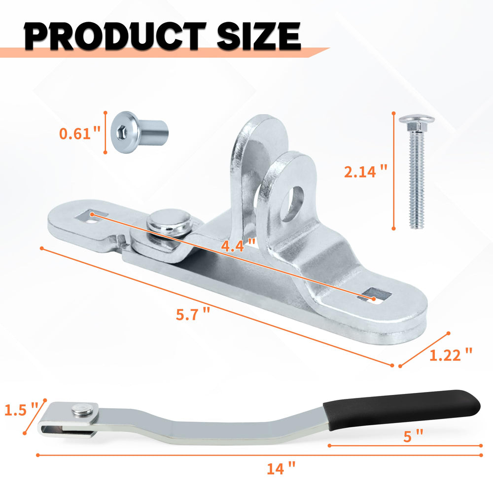 LONFFERY cam bar next to ruler showing dimensions for correct fitment