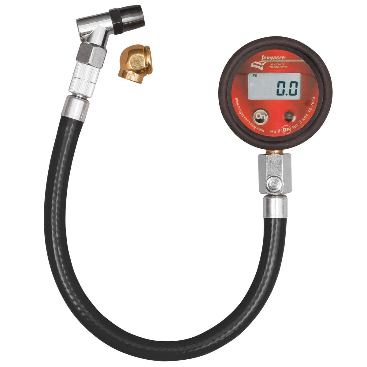 Longacre gauge front display showing clear digital readout for quick checks