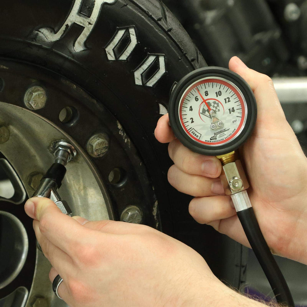 Longacre gauge next to ruler showing compact two-inch face scale