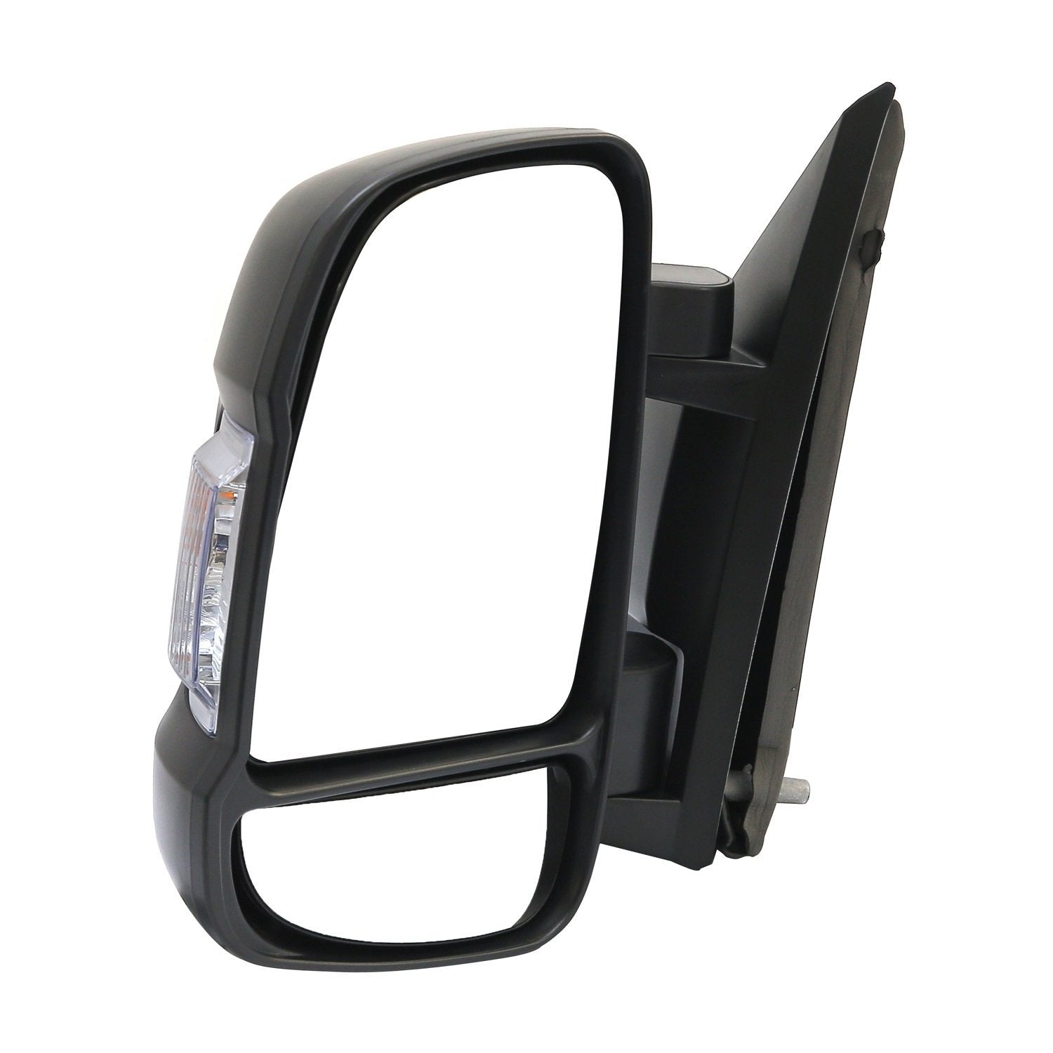 LONGLING left-side mirror front view showing ready-to-install design and durability