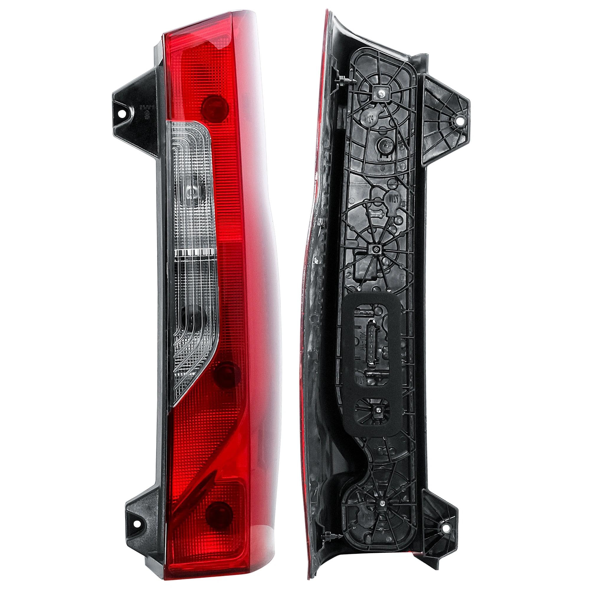 LONGLING passenger right tail light front view showing fit and finish