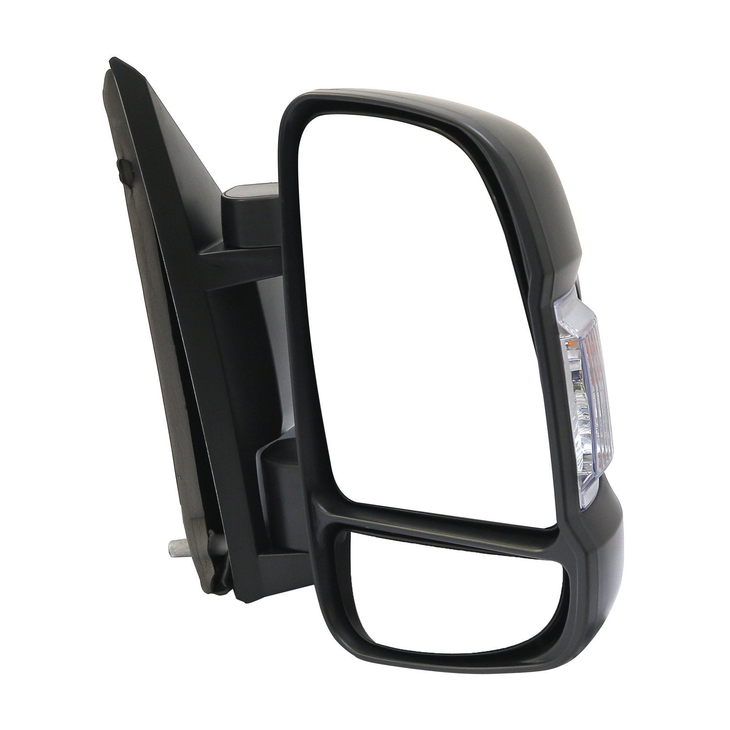 LONGLING right side mirror front view showing complete assembly and OEM fit