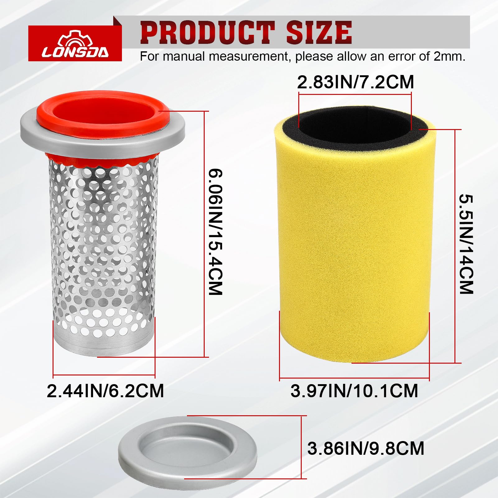 Lonsda end cap detail highlighting secure seal and durability for long service