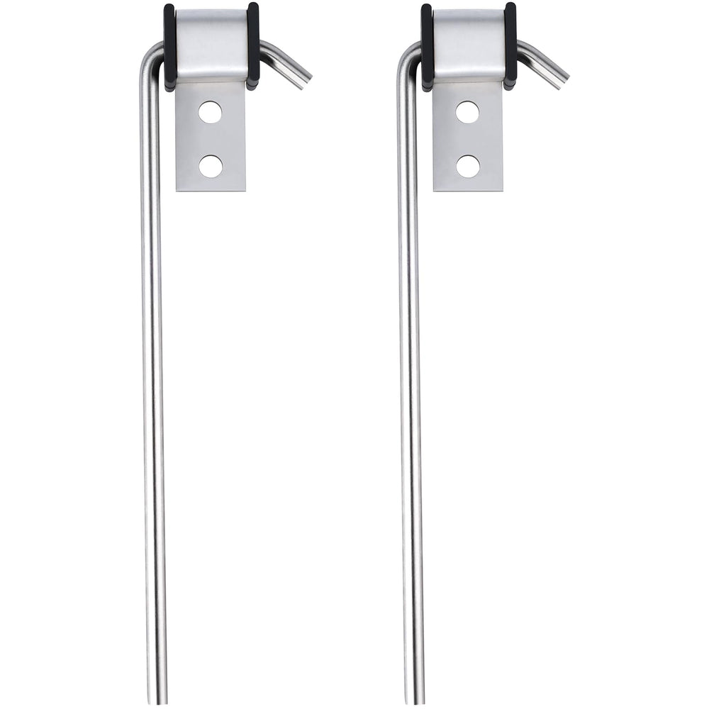 Lonsda front view of two hanger rods showing fit and durability